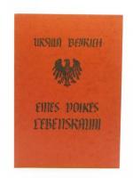 Ursula Beyrich: Eines Volkes Lebensraum