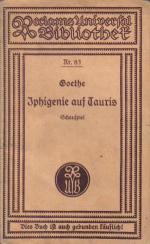 Iphigenie auf Tauris - Schauspiel - Reclamheftchen Nr. 83