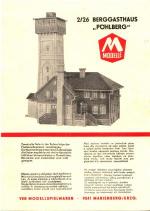 Modellbahn : Bauanleitung 2/26 Berggasth