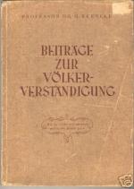 Beiträge zur Völkerverständigung - Aus französischen Schul- und Lesebüchern gesammelt und übersetzt