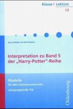 Harry Potter 5. Lektüre.