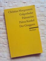 Christian Morgenstern: Galgenlieder - Pa Christian Morgenstern: Galgenlieder - Pa