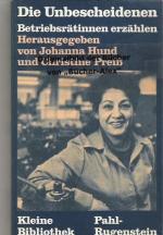 Hund, Johanna / Preiß, Christine: Die Un Hund, Johanna / Preiß, Christine: Die Un