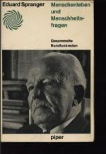 Menschenleben und Menschheitsfragen - Gesammelte Rundfunkreden