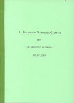 Herausgeber:  Mathem.Inst. Uni Bayreuth: