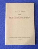 Friedrich Olbert: Verzeichnis der Kranke