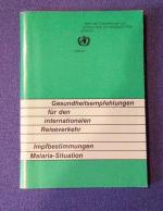 Gesundheitsempfehlungen für den internationalen Reiseverkehr