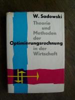 Theorie und Methoden der Optimierungsrechnung in der Wirtschaft, Lehrbuch