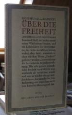 Radecki, Sigismund von: Über die Freihei
