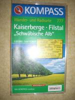 Kaiserberge - Filstal - Schwäbische Alb - KOMPASS Wanderkarte Nr. 777 mit Radrouten und Kurzführer. 1:50000