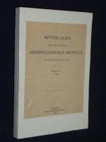 Mitteilungen des Deutschen Archäologischen Instituts. Athenische Abteilung. Bd. XLIX, 1924. Mit 18 Tafeln