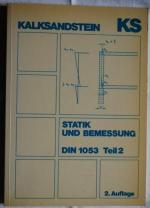 Kalksandstein. DIN 1053, Teil II. Statik und Bemessung