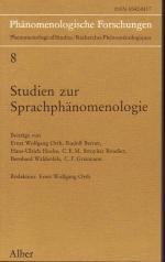 Studien zur Sprachphänomenologie