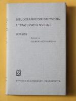 Bibliographie der deutschen Literaturwissenschaft [Bd. 3] : 1957 - 1958