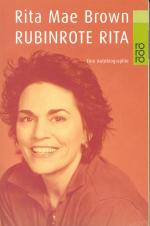 Brown, Rita Mae: Rubinrote Rita. Brown, Rita Mae: Rubinrote Rita.
