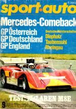 sport auto - 9/ 1971 3. Jahrgang