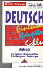 Erika Gerhardt: Deutsch Aufsatz 9-10. Kl