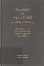 Kästner, Karl-Hermann und Martin Heckel: Kästner, Karl-Hermann und Martin Heckel: