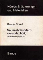 Orwell: erläuterungen zu george orwells