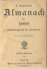 Almanach für 1900  - Nachschlagebuch für Jedermann.