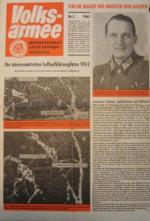 Tarnschrift:] Volksarmee. Informationsblatt für die Nationale Volksarmee, Nr. 1 / 1963. [Vom Amt für psychologische Kampfführung der Bundeswehr gerichtet an DDR-Grenzsoldaten