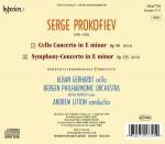Prokofiev: Cellokonzert / Symphony-Konzert / Andrew Litton, Alban Gerhardt, Bergen Philharmonic Orchestra