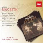 Verdi: Macbeth (Gesamtaufnahme) / Cossotto, Milnes, Carreras, Raimondi, New Philharmonia Orchestra, Muti [3CD-Box-Set]