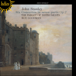 Stanley: 6 Concertos In 7 Parts, Op 2 / Goodman, Parley Of Instruments
