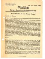 Merkblatt für den Garten- und Kleintierf