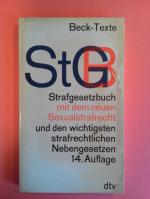 Strafgesetzbuch StGB mit dem neuen Sexua