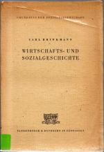 Carl Brinkmann: Wirtschafts- und Sozialg
