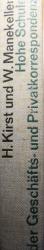 Kirst, Hans und Manueller, Wolfgang: Hoh Kirst, Hans und Manueller, Wolfgang: Hoh