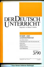 Der Deutschunterricht 3/1990: KINDER- UND JUGENDLITERATUR (3/90)