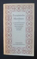 Schalk, Fritz (Hrsg.).: Französische Mor Schalk, Fritz (Hrsg.).: Französische Mor