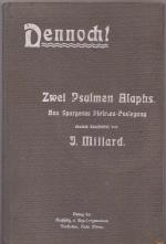 I Millard: Dennoch! Zwei Psalmen Asaphs.