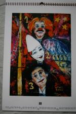 CLOWNS - Art Calendar 2001 - rar!