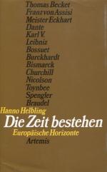 Die Zeit bestehen - Europäische Horizonte