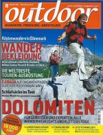 Outdoor. Wandern, Trekking, Abenteuer. Dolomiten. Heft 08/2005