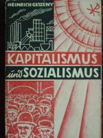 Heinrich Getzeny: Kapitalismus und Sozia