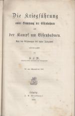 Hugo Libert Westphalen: Die Kriegführung