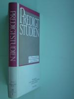 Predigtstudien für das Kirchenjahr 1991/92., Perikopenreihe I - Zweiter Halbband. (7.4.91 Quasimodogeniti - 24.11.01 Totensonntag).