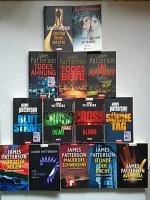 14 X James Patterson  - ...denn zum Küssen sind sie da + Im Netz der Spinne + Todesahnung + Todesbote + Im Affekt + Blutstrafe + Dead + Blood + Sühnetag + Vor aller Augen + Die 7 Sünden + Mauer des Schweigens + Stunde der Rache + Ave Maria