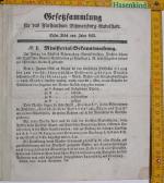 Gesetzsammlung für das Fürstenthum Schwarzburg-Rudolstadt. 1852 (Fürstentum)