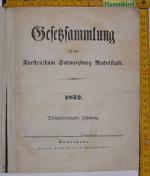 Gesetzsammlung für das Fürstenthum Schwa