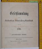 Gesetzsammlung für das Fürstenthum Schwa