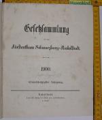 Gesetzsammlung für das Fürstenthum Schwa