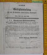 Gesetzsammlung für das Fürstenthum Schwarzburg-Rudolstadt. 1860 und 1861 (Fürstentum)