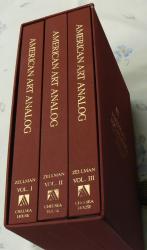 American Art Analog. Volume I  1688 - 1842  /  Volume II  1842 - 1874  /  Volume III  1874 - 1930.  3 Volumes (3 Bände - Englisch).