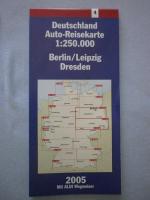 Faltkarte) Deutschland 1 : 250.000/ Berlin/ Leipzig/ Dresden