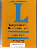 Langenscheidts Handwörterbuch Deutsch-Chinesisch, Chinesisch-Deutsch